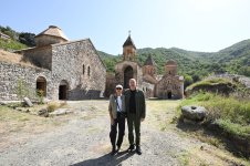President Ilham Aliyev, First Lady Mehriban Aliyeva visit Khudavang Monastery Complex in Kalbajar (PHOTO/VIDEO)