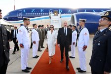 Президент Ильхам Алиев прибыл с рабочим визитом в Италию (ФОТО/ВИДЕО)