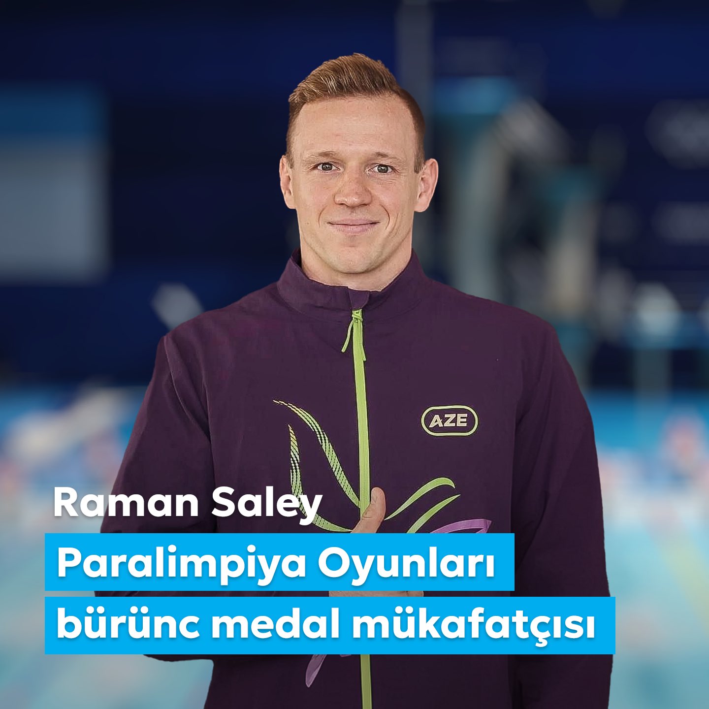 Первый вице-президент Мехрибан Алиева поздравила Рамана Салея, в очередной раз завоевавшего медаль на Паралимпийских играх (ФОТО)