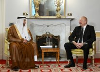 Президент Ильхам Алиев встретился в Черноббио с министром инвестиций Саудовской Аравии (ФОТО/ВИДЕО)