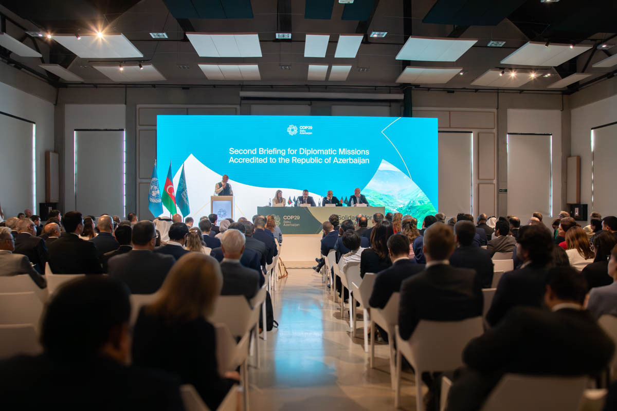 Проведен очередной брифинг Председательства Азербайджана в COP29 для представителей дипкорпуса