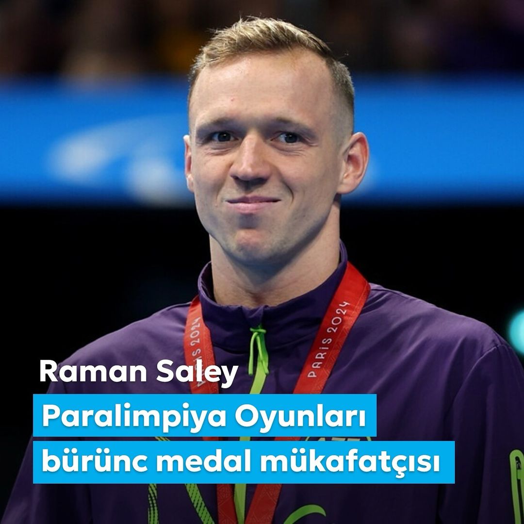 Первый вице-президент Мехрибан Алиева поздравила Рамана Салея, в очередной раз завоевавшего медаль на Паралимпийских играх (ФОТО)