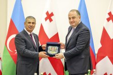 Azerbaijani, Georgian defense ministers discuss regional situation (PHOTO)