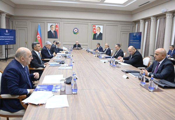 Azerbaijan's Economic Council meets to tackle pending issues (PHOTO)