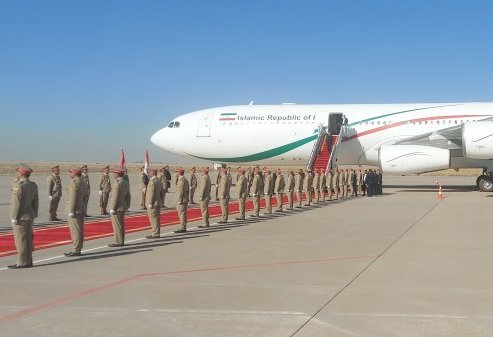 Iran's president visits Iraqi Kurdistan for first time