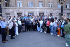 Azerbaijani scientists living abroad visit nation's Khankendi and Shusha cities