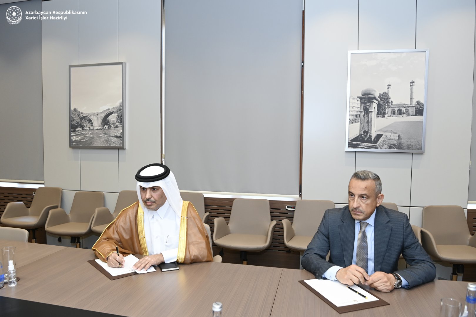 Azerbaijani FM receives credentials of newly appointed Qatari ambassador (PHOTO)
