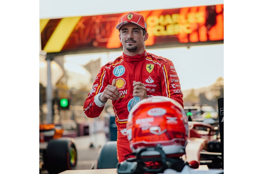 Бакинская трасса - одна из моих  любимых - пилот Ferrari