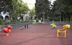 President Ilham Aliyev visits "Khagani" Garden and surrounding areas after improvements and renovations (PHOTO/VIDEO)