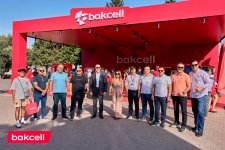Представители СМИ посетили стенд “Formula 1” компании “Bakcell”