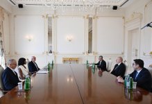 President Ilham Aliyev receives President and Chief Executive Officer, consultant of Formula 1, and British supermodel (PHOTO)
