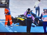 Several cars collided during Formula 2 team races in Baku (PHOTO)