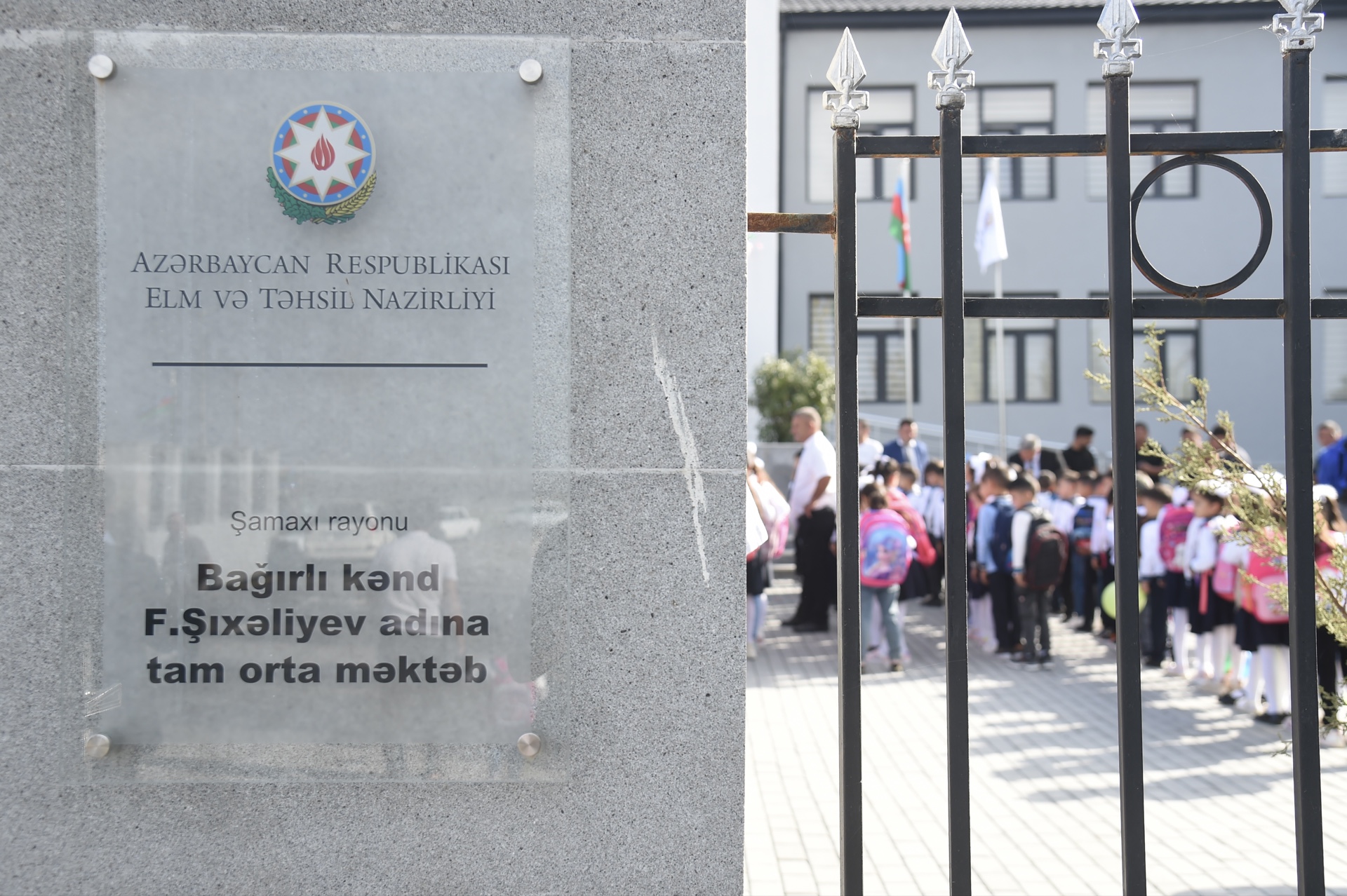 Heydar Aliyev Foundation commissions new school in Azerbaijan's Shamakhi district (PHOTO)