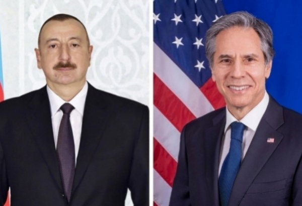 US Secretary of State calls President Ilham Aliyev