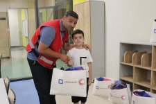 AzInTelecom and the Azerbaijan Red Crescent Society Launched "Back to School" Campaign in Karabakh (PHOTO)