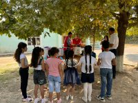 AzInTelecom and the Azerbaijan Red Crescent Society Launched "Back to School" Campaign in Karabakh (PHOTO)