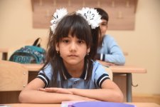 School built by Heydar Aliyev Foundation to adorn Shamakhi's Hajigadirli village (PHOTO)