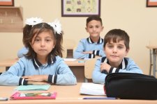 School built by Heydar Aliyev Foundation to adorn Shamakhi's Hajigadirli village (PHOTO)