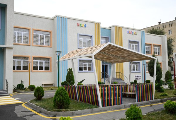 Heydar Aliyev Foundation commissions nursery-kindergarten in Azerbaijani Garadagh district
