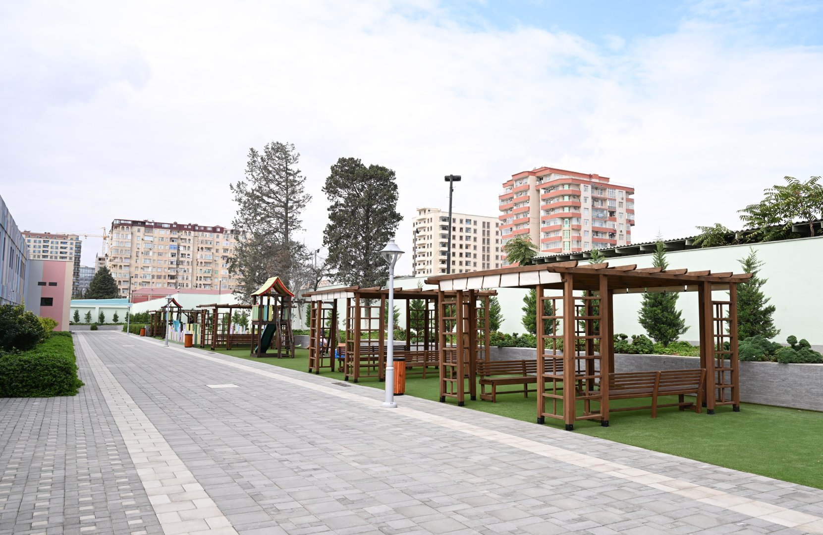 VP of Heydar Aliyev Foundation Leyla Aliyeva attends inauguration of "Kepenek" kindergarten (PHOTO)