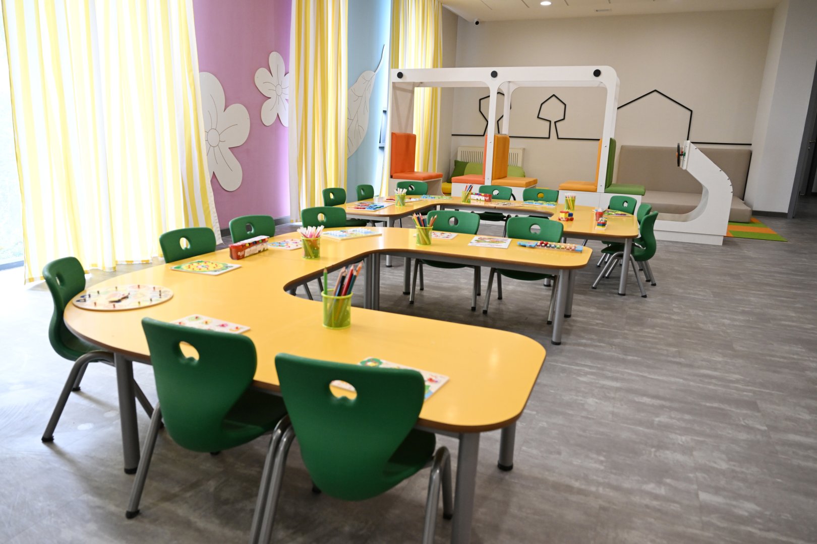 VP of Heydar Aliyev Foundation Leyla Aliyeva attends inauguration of "Kepenek" kindergarten (PHOTO)