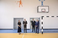 Вице-президент Фонда Гейдара Алиева Лейла Алиева побывала в недавно построенной школе в Билясуварском районе (ФОТО)