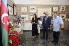 Вице-президент Фонда Гейдара Алиева Лейла Алиева навестила семью Национального героя Мубариза Ибрагимова (ФОТО)