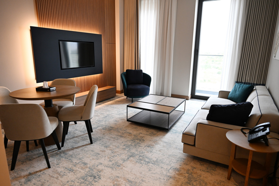 President Ilham Aliyev attends opening of Aghdam City Hotel (PHOTO/VIDEO)