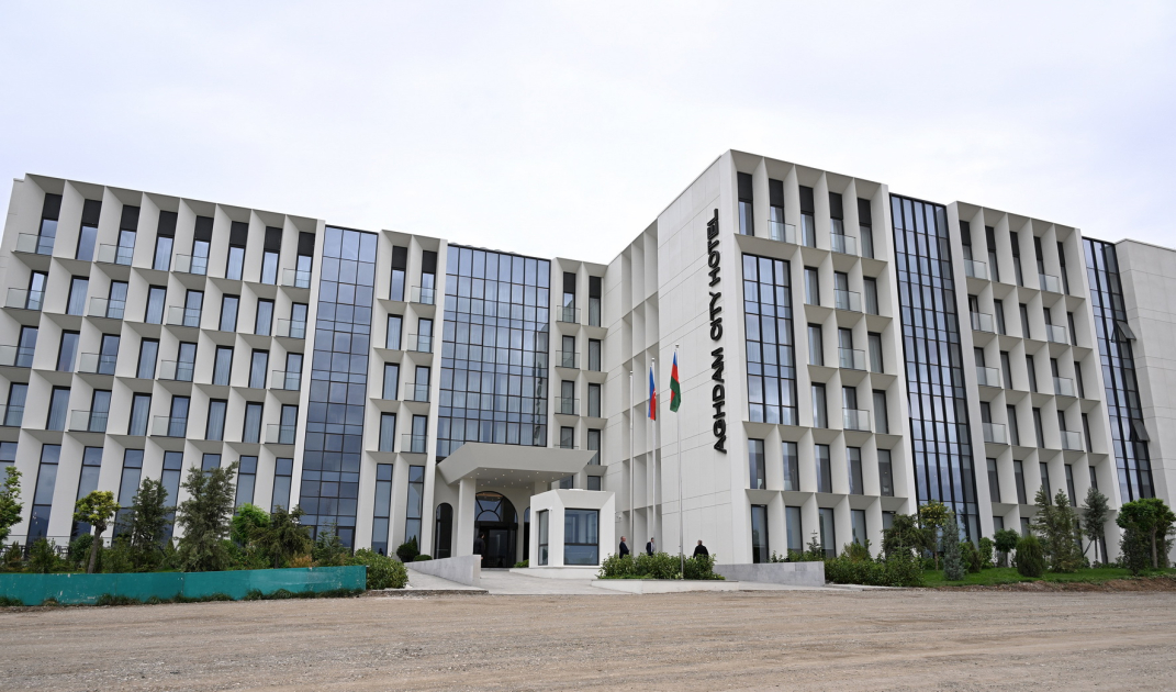 President Ilham Aliyev attends opening of Aghdam City Hotel (PHOTO/VIDEO)