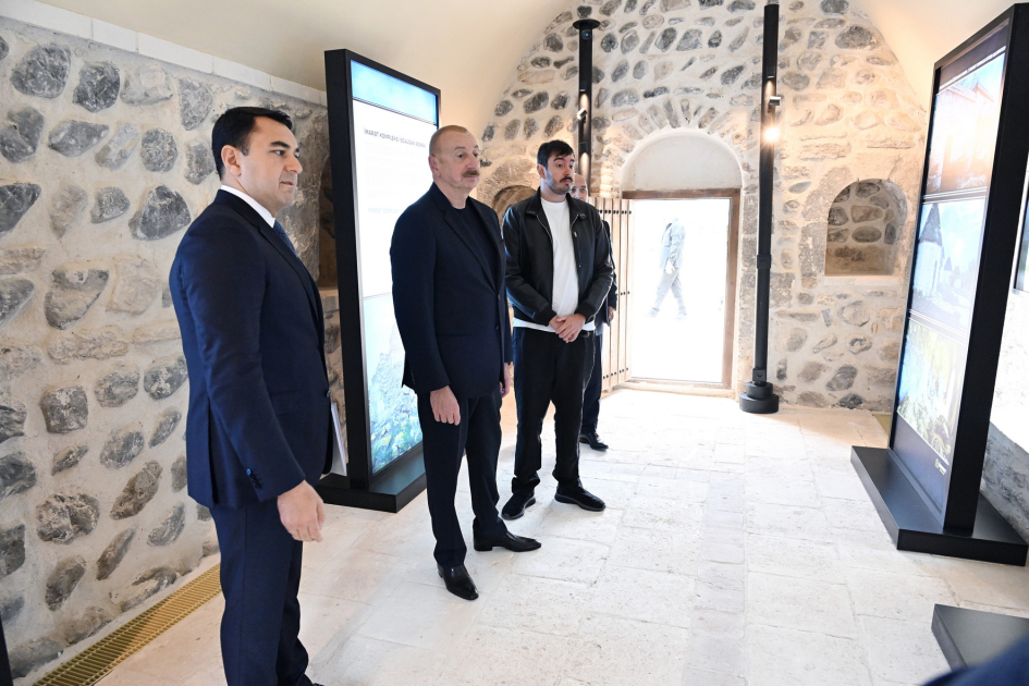 President Ilham Aliyev attends inauguration of Imarat Complex in Aghdam following its restoration (PHOTO/VIDEO)