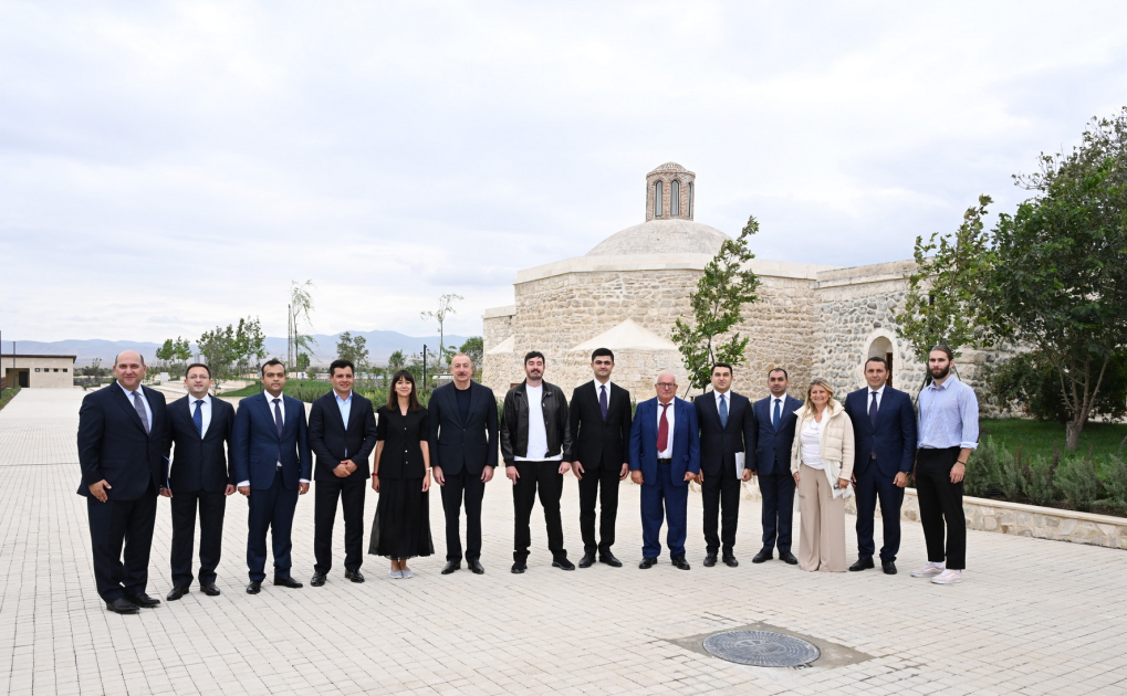 President Ilham Aliyev attends inauguration of Imarat Complex in Aghdam following its restoration (PHOTO/VIDEO)