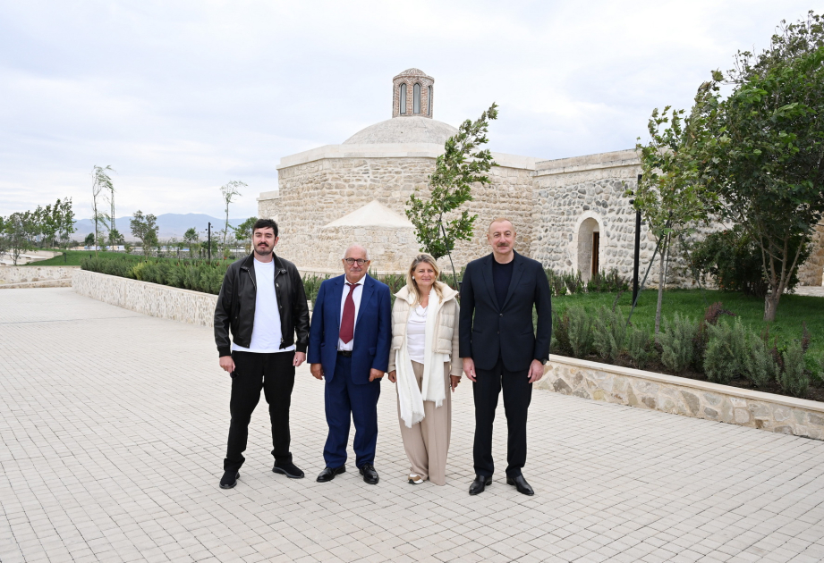 President Ilham Aliyev attends inauguration of Imarat Complex in Aghdam following its restoration (PHOTO/VIDEO)