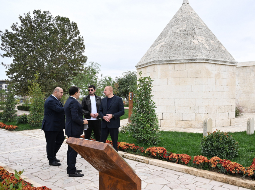 President Ilham Aliyev attends inauguration of Imarat Complex in Aghdam following its restoration (PHOTO/VIDEO)