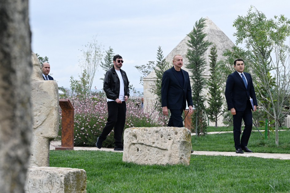 President Ilham Aliyev attends inauguration of Imarat Complex in Aghdam following its restoration (PHOTO/VIDEO)