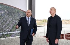 President Ilham Aliyev attends foundation stone laying ceremony for Eyvazkhanbeyli village in Aghdam (PHOTO/VIDEO)