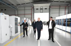 President Ilham Aliyev gets acquainted with work carried out in Aghdam Industrial Park, attends opening of new plants (PHOTO/VIDEO)