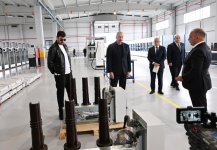 President Ilham Aliyev gets acquainted with work carried out in Aghdam Industrial Park, attends opening of new plants (PHOTO/VIDEO)