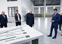 President Ilham Aliyev gets acquainted with work carried out in Aghdam Industrial Park, attends opening of new plants (PHOTO/VIDEO)