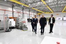 President Ilham Aliyev gets acquainted with work carried out in Aghdam Industrial Park, attends opening of new plants (PHOTO/VIDEO)