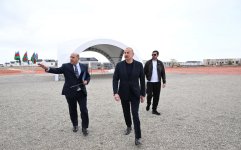 President Ilham Aliyev views restoration work carried out in Kangarli village in Aghdam (PHOTO/VIDEO)