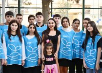 Renovated courtyard handed over to residents with participation of Vice-President of Heydar Aliyev Foundation Leyla Aliyeva (PHOTO)