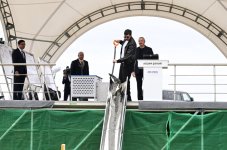 Президент Ильхам Алиев заложил фундамент стадиона «Имарет» в городе Агдам (ВИДЕО/ФОТО)