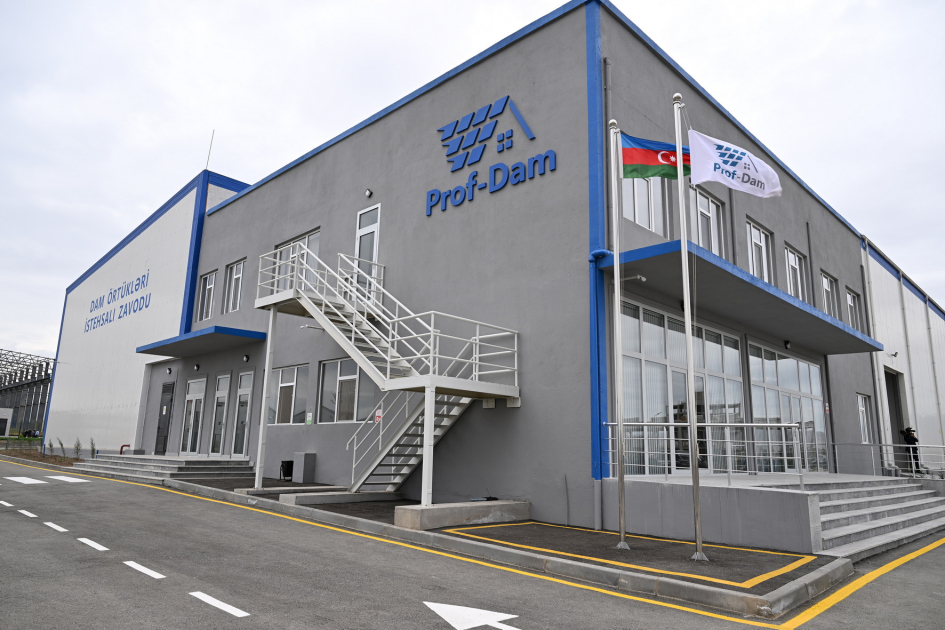 President Ilham Aliyev gets acquainted with work carried out in Aghdam Industrial Park, attends opening of new plants (PHOTO/VIDEO)