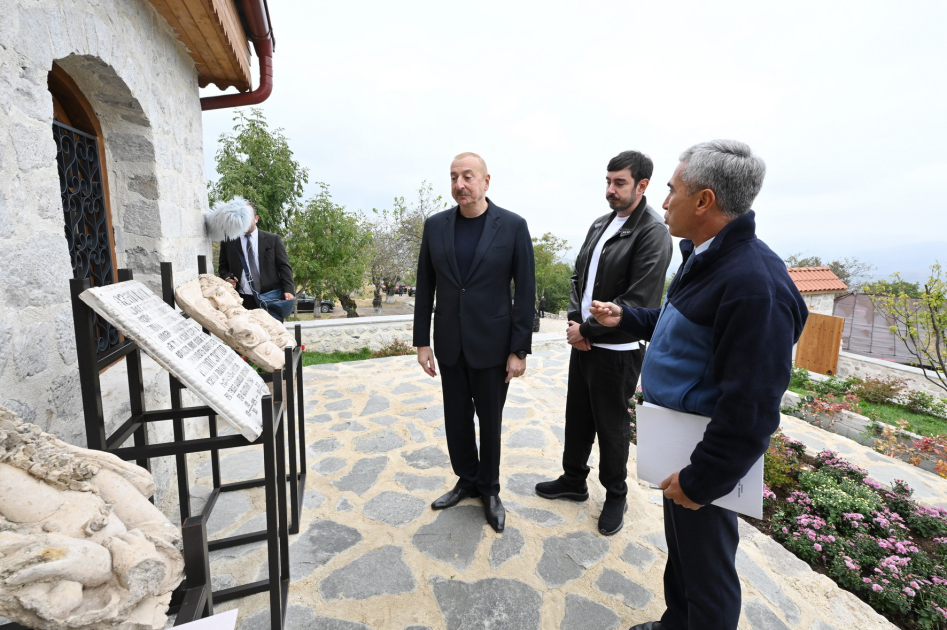 President Ilham Aliyev attends reopening of Uzeyir Hajibeyli's house-museum in Shusha (PHOTO/VIDEO)