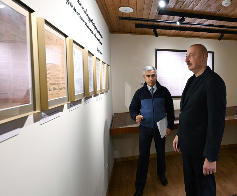President Ilham Aliyev attends reopening of Uzeyir Hajibeyli's house-museum in Shusha (PHOTO/VIDEO)