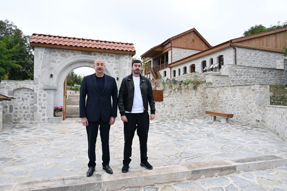 President Ilham Aliyev attends reopening of Uzeyir Hajibeyli's house-museum in Shusha (PHOTO/VIDEO)