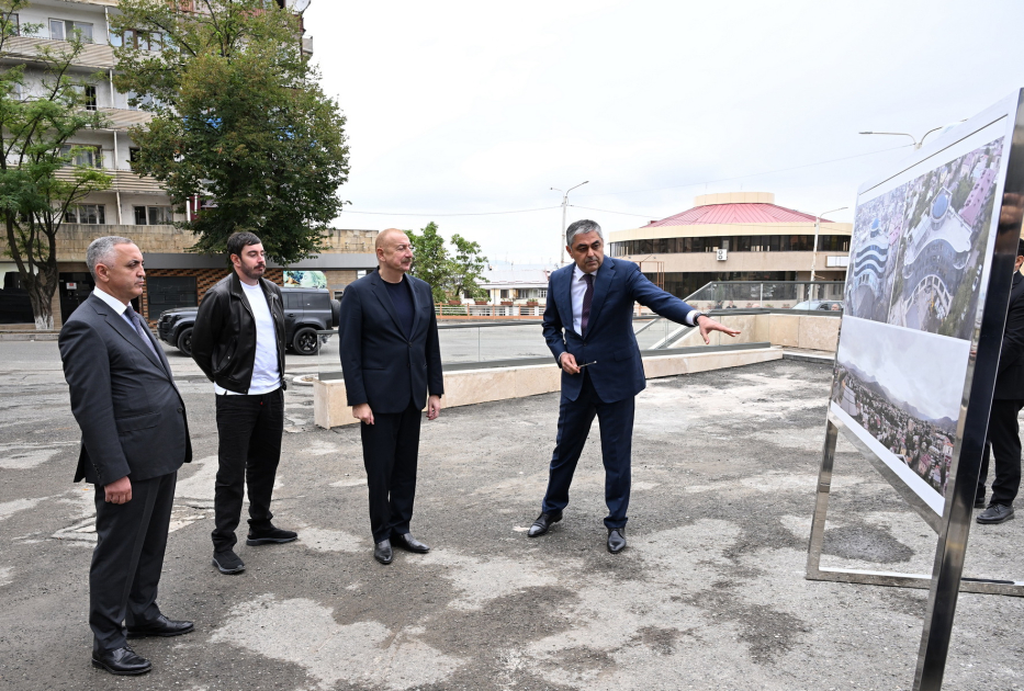 President Ilham Aliyev reviews renovation work at Bulud Hotel in Khankendi (PHOTO/VIDEO)