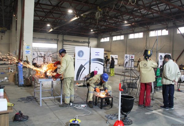 Проведен пресс-тур международного проекта Baku Steel Art 2024 – как создается уникальное искусство из металла (ФОТО)