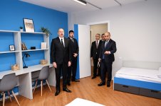 Президент Ильхам Алиев принял участие в открытии после ремонта студенческого общежития Карабахского университета в Ханкенди (ФОТО)
