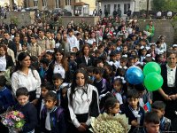 First day of classes at Azerbaijan's Khankendi school (PHOTO)